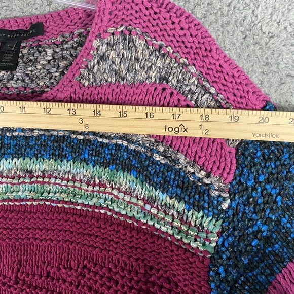 Marc by Marc Jacobs Womens Chunky Knit Sweater Size Large Oversized Artsy Cozy - Picture 8 of 16